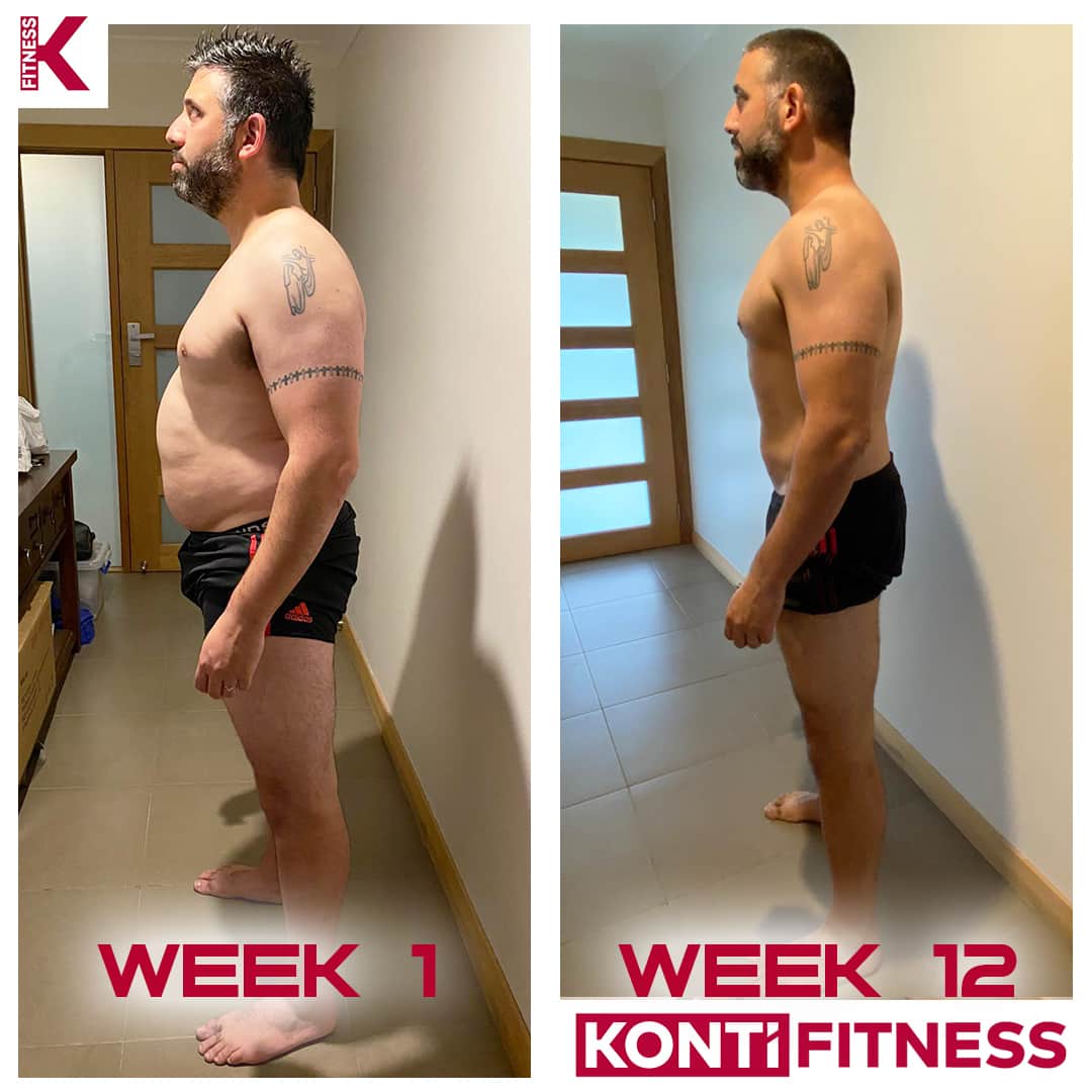 weight loss with konti fitness 12 week program