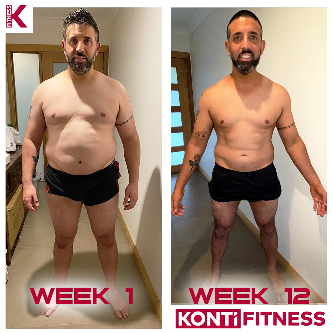 weight loss with konti fitness 12 week program