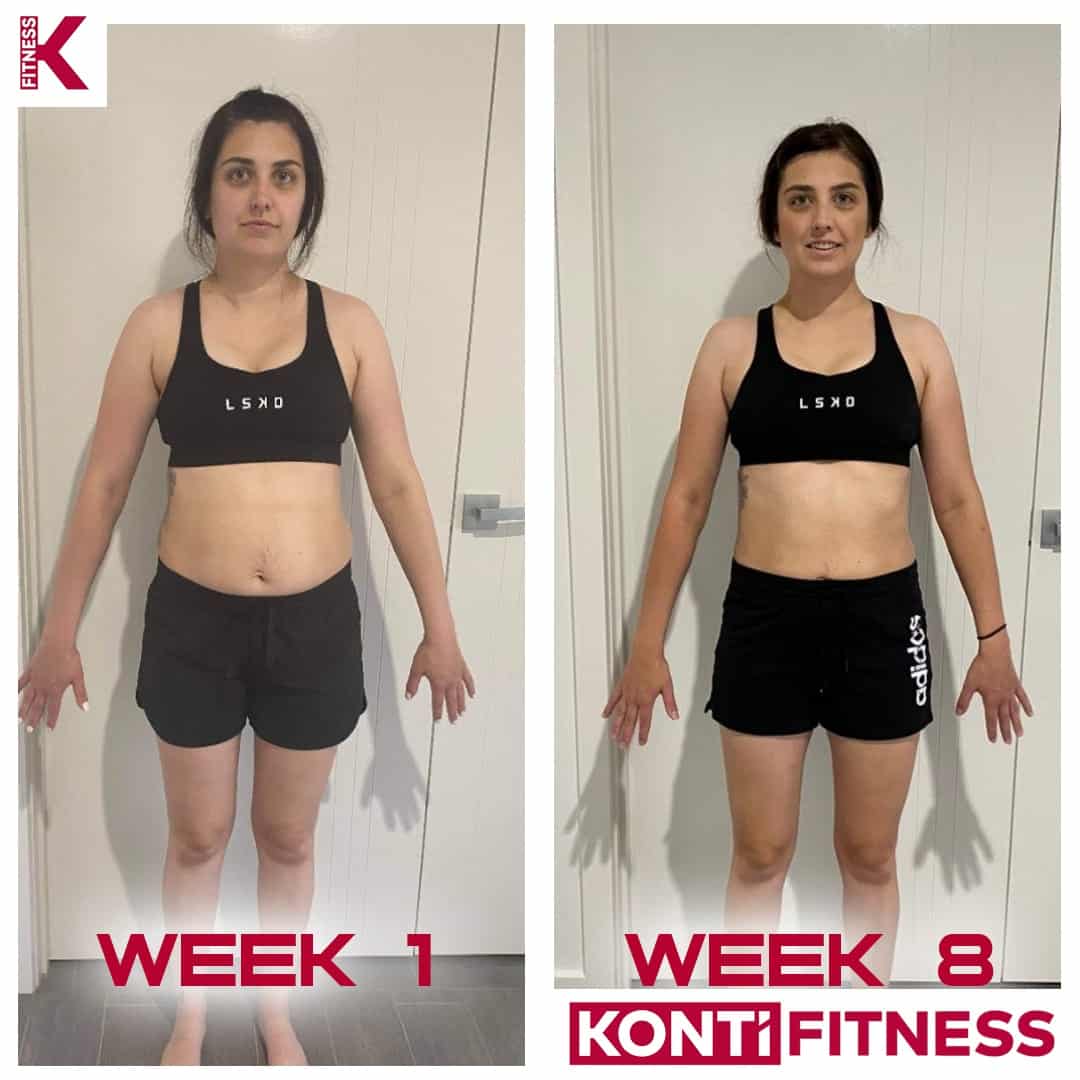 weight loss with konti fitness 12 week program