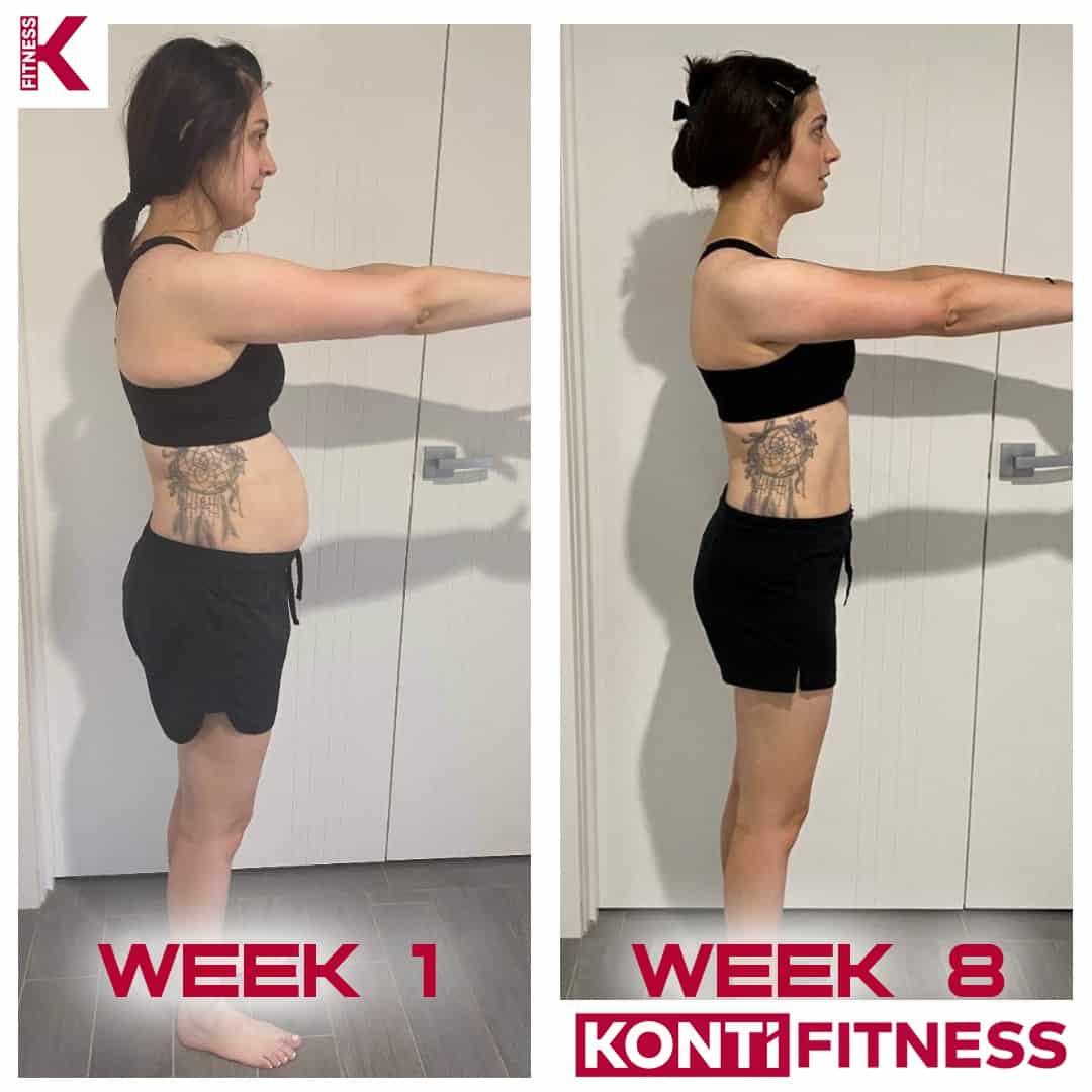 weight loss with konti fitness 12 week program