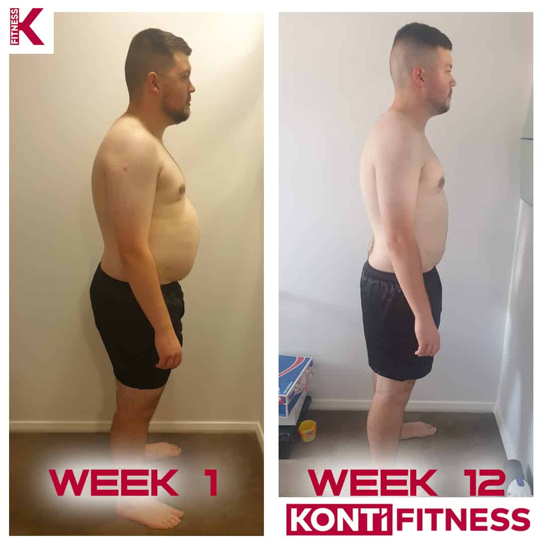 weight loss with konti fitness 12 week program